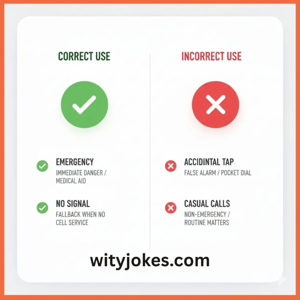 When to Use and When Not to Use SOS