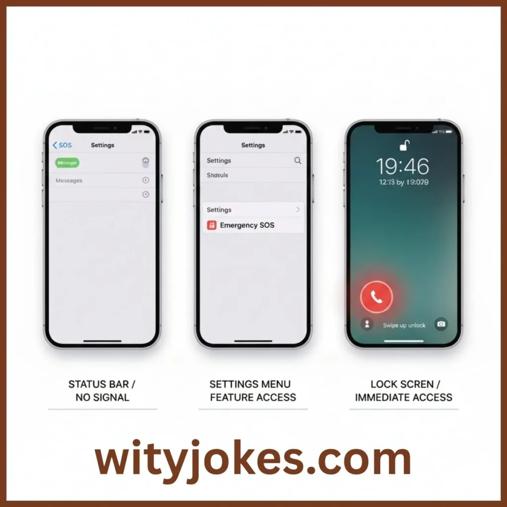 Where Is SOS Seen on iPhone?