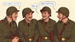 Read more about the article 200+  WW2 Jokes About Soldiers, Strategy, and Survival For 2025<div class="last-updated" style="font-size:14px; font-weight:bold; color:#444; background:#f5f5f5; padding:10px; border-radius:5px; margin-top:10px; margin-bottom:20px;">
                 Last updated: September 17, 2025 at 4:10 pm by official.msgzi@gmail.com
            </div>