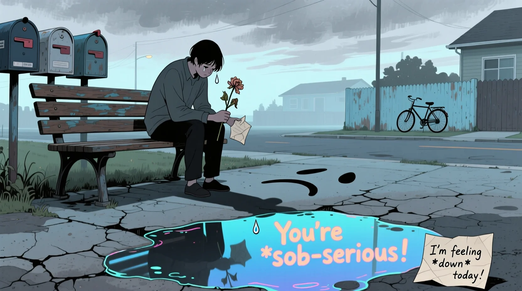 Read more about the article 50+Funny Sadness Puns: Laughing Through the Tears For 2025