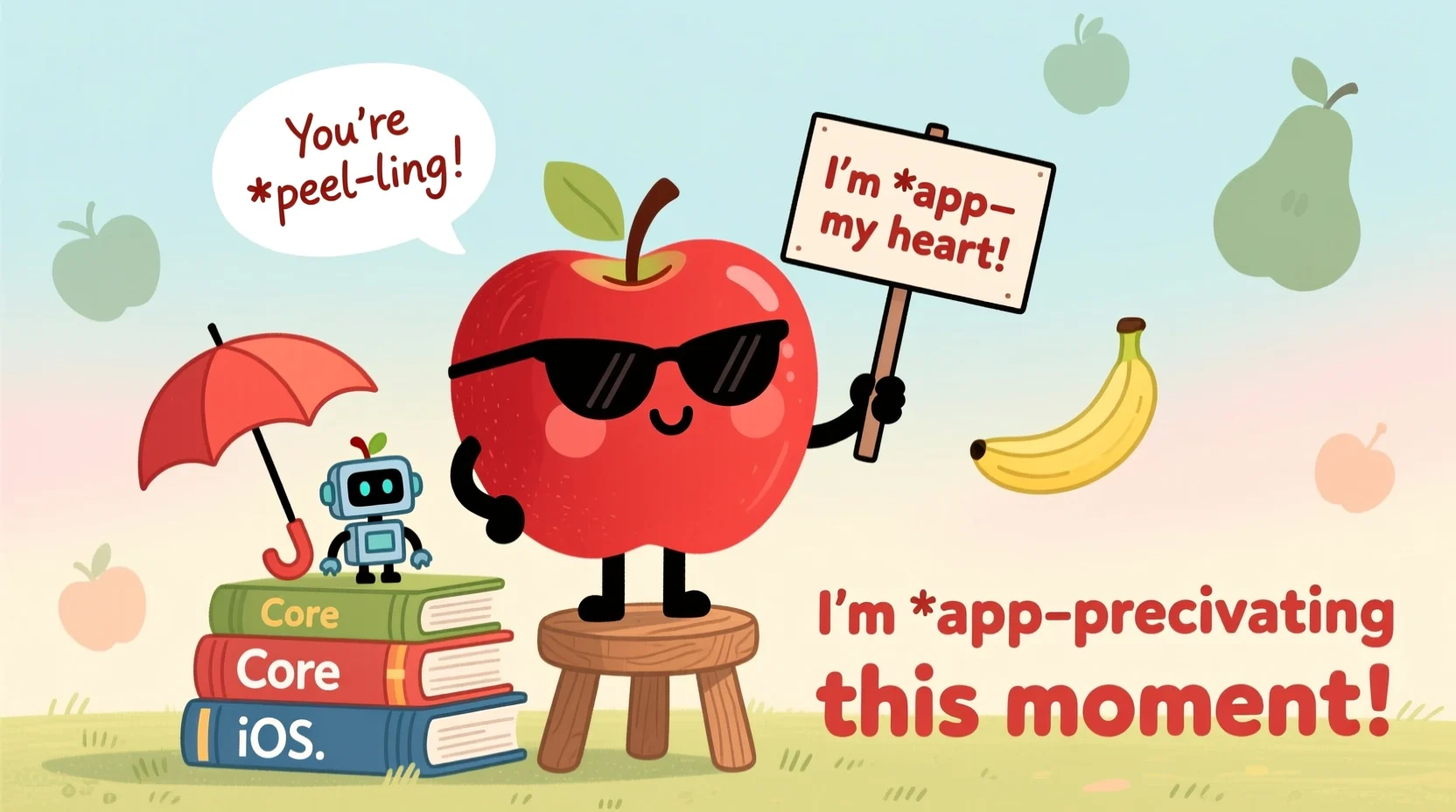 You are currently viewing 🍎550+Apple Puns: Hilarious One-Liners to Keep the Laughter Crunchy For 2026<div class="last-updated" style="font-size:14px; font-weight:bold; color:#444; background:#f5f5f5; padding:10px; border-radius:5px; margin-top:10px; margin-bottom:20px;">
                 Last updated: December 3, 2025 at 2:57 pm by official.msgzi@gmail.com
            </div>