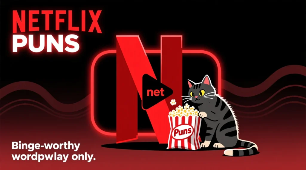 678+Clever Netflix Puns for Late-Night Streaming For 2026